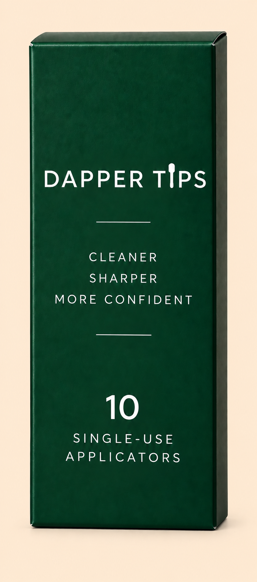 1 Box of 10 — Dapper Tips box packaging